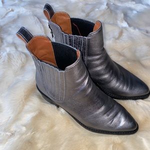 Coach metallic boots